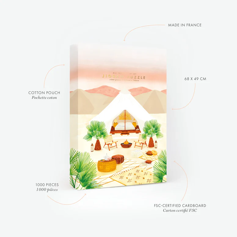 Glamping - Puzzle 1000 pièces