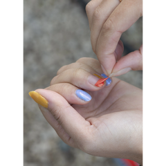 Vernis à ongles pour enfant - Corail pailleté