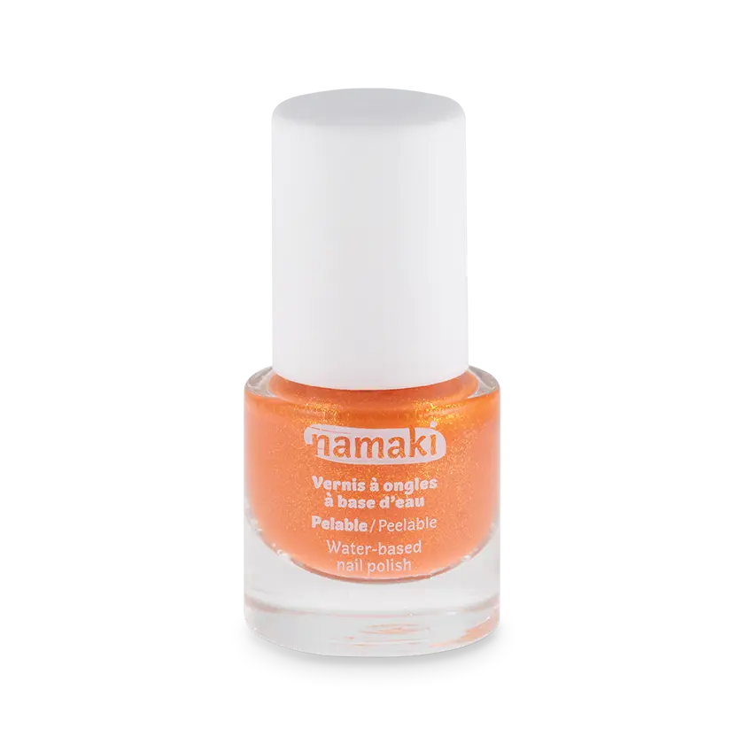 Vernis à ongles pour enfant - Corail pailleté