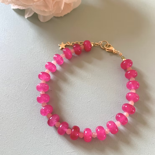 Bracelet Olympe - Framboise