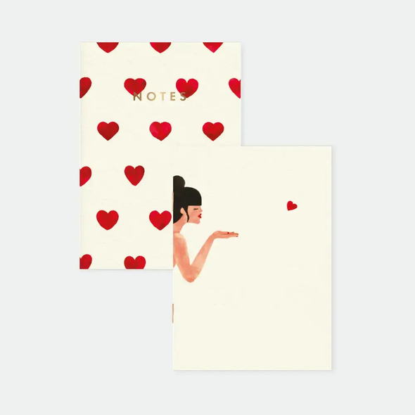 Bisou - Duo de carnets de poche A6