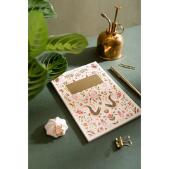 Pink Croco - Carnet A5