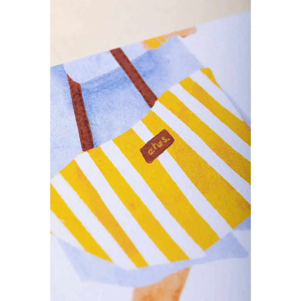 Summer Dachshund - Carte de voeux