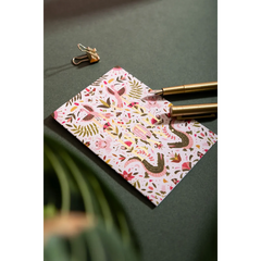 Happy Birthday Pink Croco - Carte de voeux
