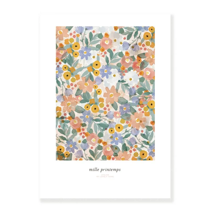 Affiche A3 - Mille Printemps