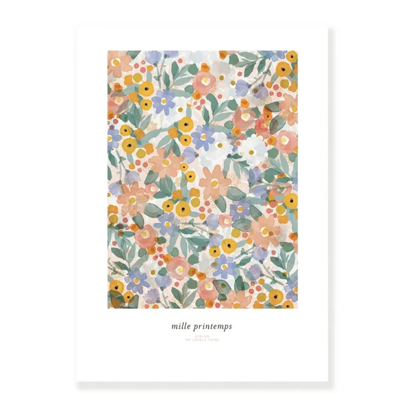 Affiche A3 - Mille Printemps