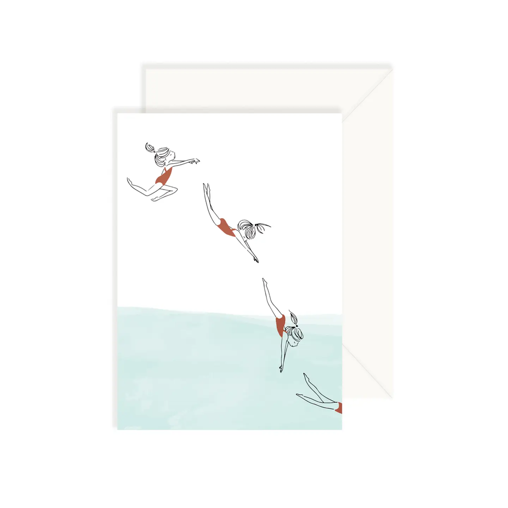 Carte simple Plongeuse