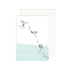 Carte simple Plongeuse