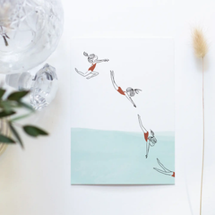 Carte simple Plongeuse