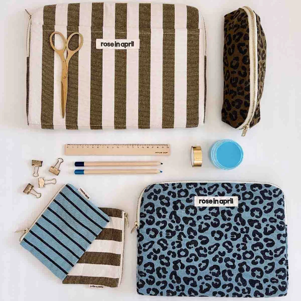 Trousse Gaston - Léopard Graou Olive