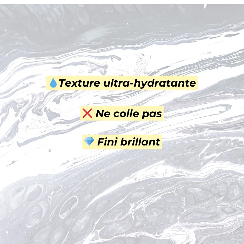 Gloss à lèvres booster d'hydratation
