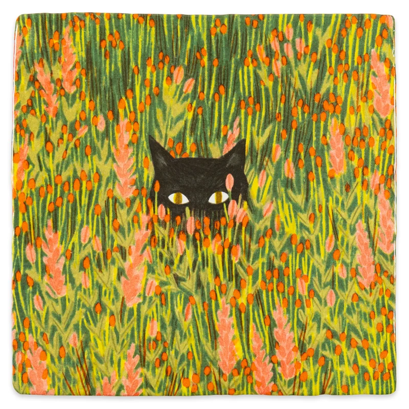 Keramikfliese - Sleepy cat