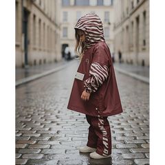 Poncho long Chocolate Zebra Kids