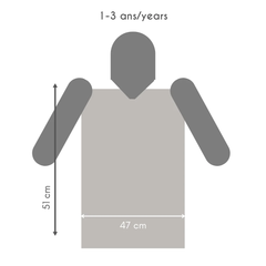 Poncho long Léopard Kids