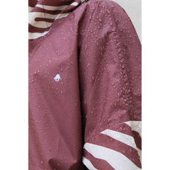 Poncho court Chocolate Zebra