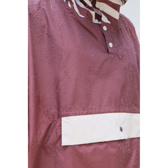 Poncho court Chocolate Zebra