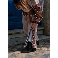 Poncho court Léopard