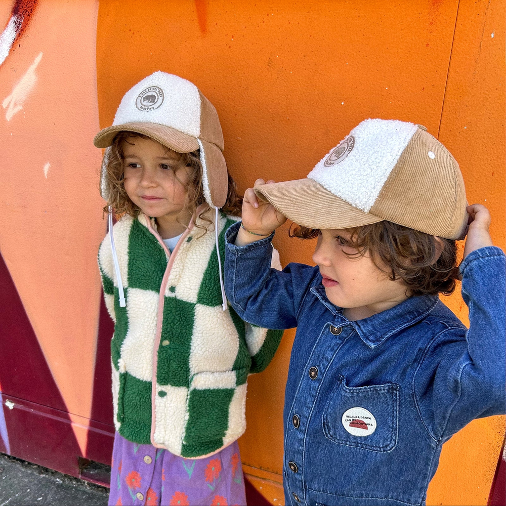 Casquette velours Cocooning
