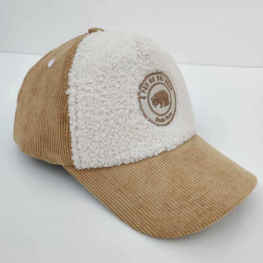 Casquette velours Cocooning