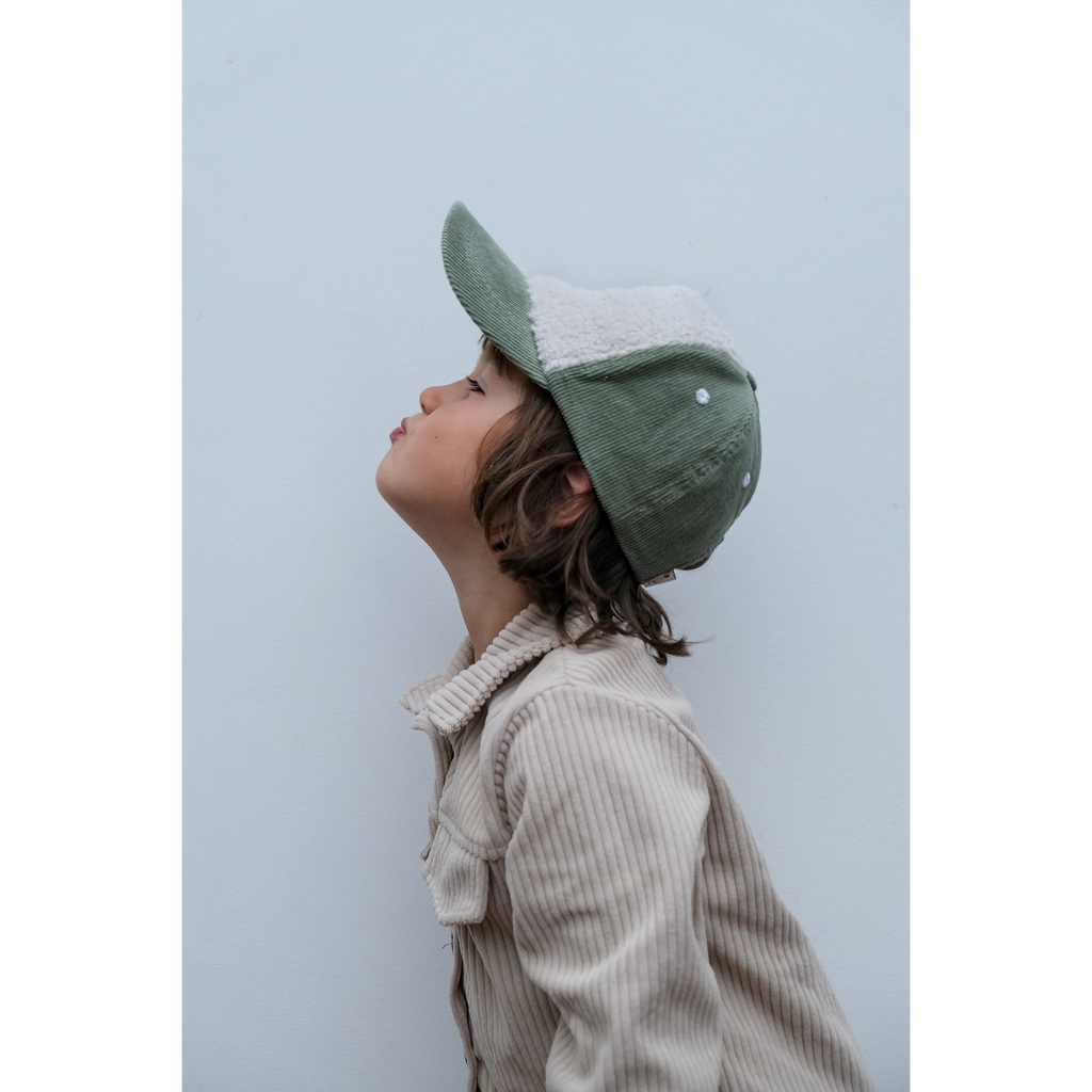 Casquette velours Green Cocooning