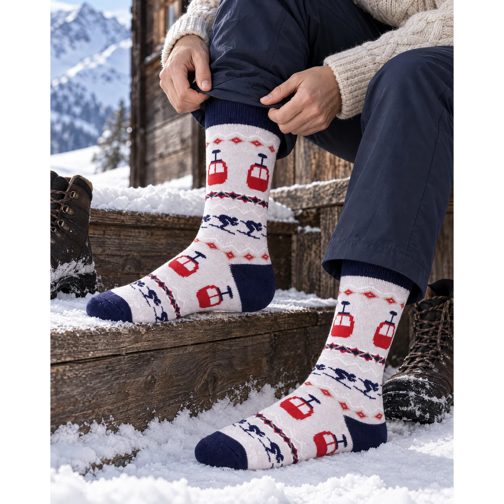 Warme Socken Skihytta