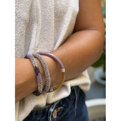 Bracelet népalais Gris