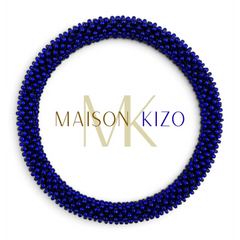 Nepalesisches Armband Rosa, Blau, Gold