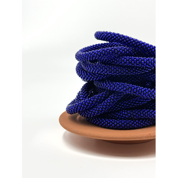 Nepalesisches Armband Rosa, Blau, Gold