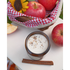 Bougie parfumée artisanale cire végétale - Marché d'automne