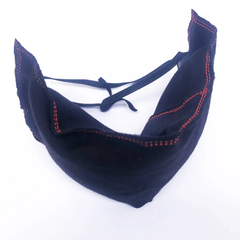 Coussin yeux aux graines de lin et lavande - noir