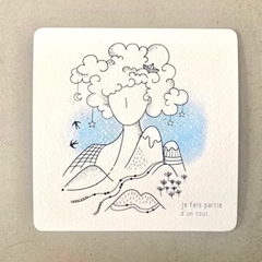 Carte carrée - Je fais partie d'un tout