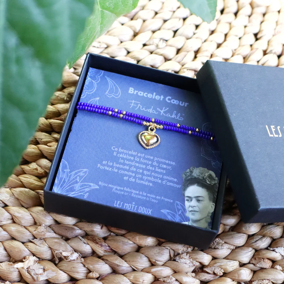 Bracelet double Frida Kahlo - Coeur