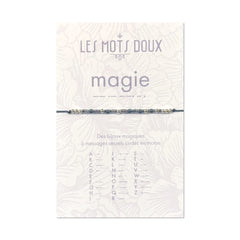 Bracelet code morse "Magie"