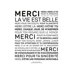 Bracelet codé en morse - Merci - Les Mots à l'affiche