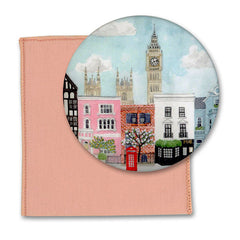 Miroir de sac "Londres"