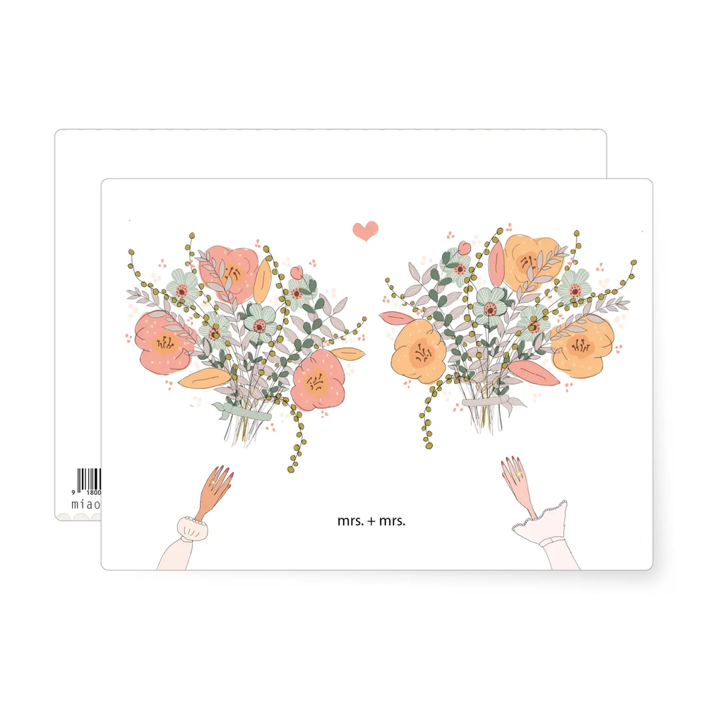 Carte postale Mrs + Mrs