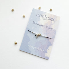 Bracelet "Les perséides" - blanc neige