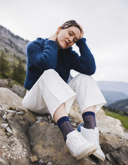 Chaussettes transparentes Sapin Bleu