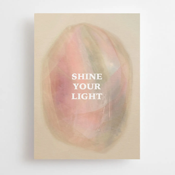 Carte postale Shine your light
