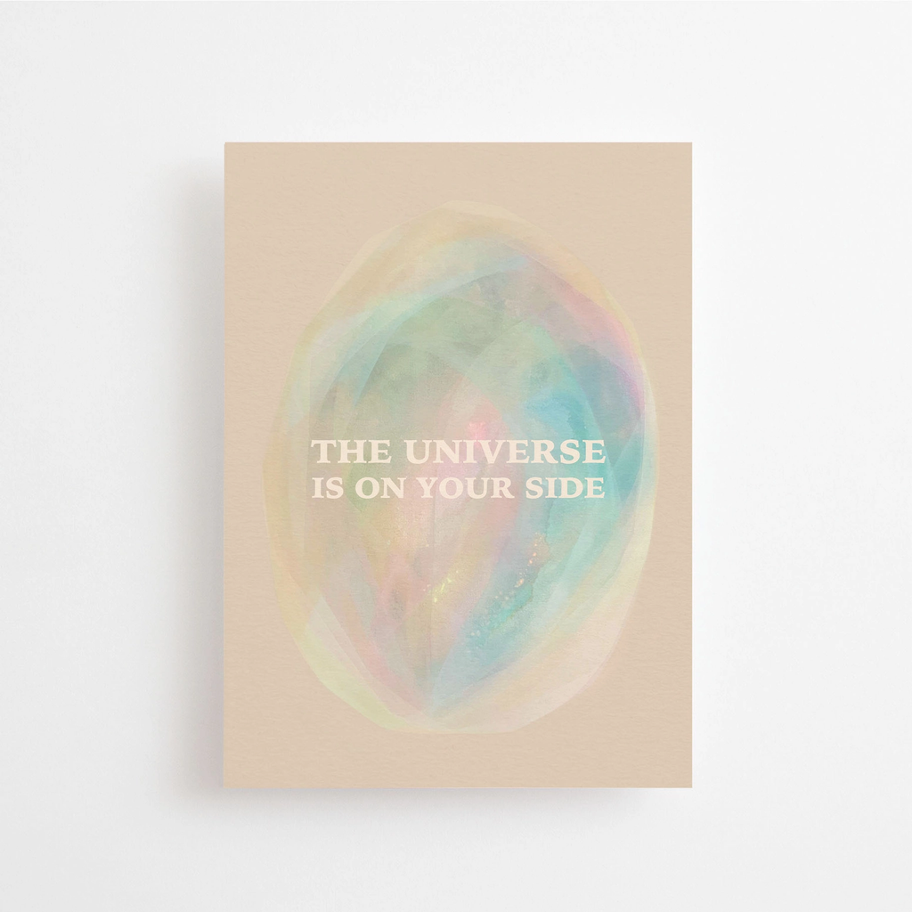 Carte postale The Universe is on your side