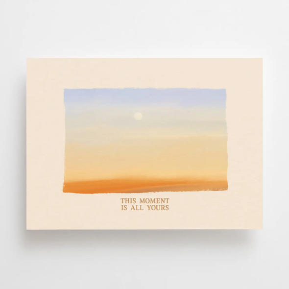 Carte postale This moment is all yours