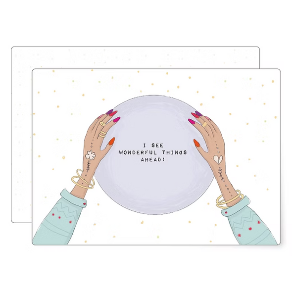 Carte postale "Voyante"