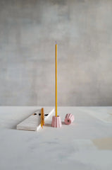 Bougeoir porcelaine - Rose