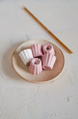 Bougeoir porcelaine - Rose