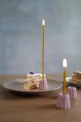 Bougeoir porcelaine - Rose