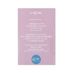 Bracelet enfant code morse "power" rose framboise