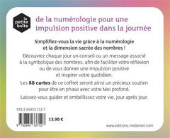 Petite boîte de la numérologie pour une impulsion positive dans la journée