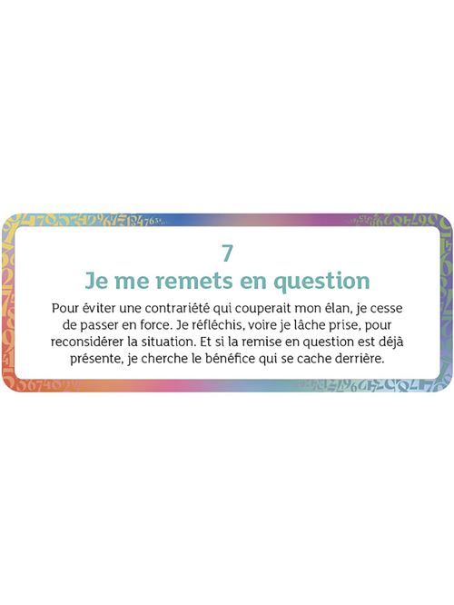Petite boîte de la numérologie pour une impulsion positive dans la journée