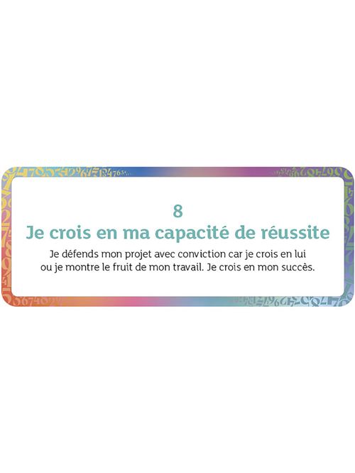 Petite boîte de la numérologie pour une impulsion positive dans la journée