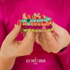 Bracelet "Make a Wish" Jaune
